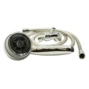 3 Pattern Multi-Function Massage Shower Handheld Set - Chrome - W09