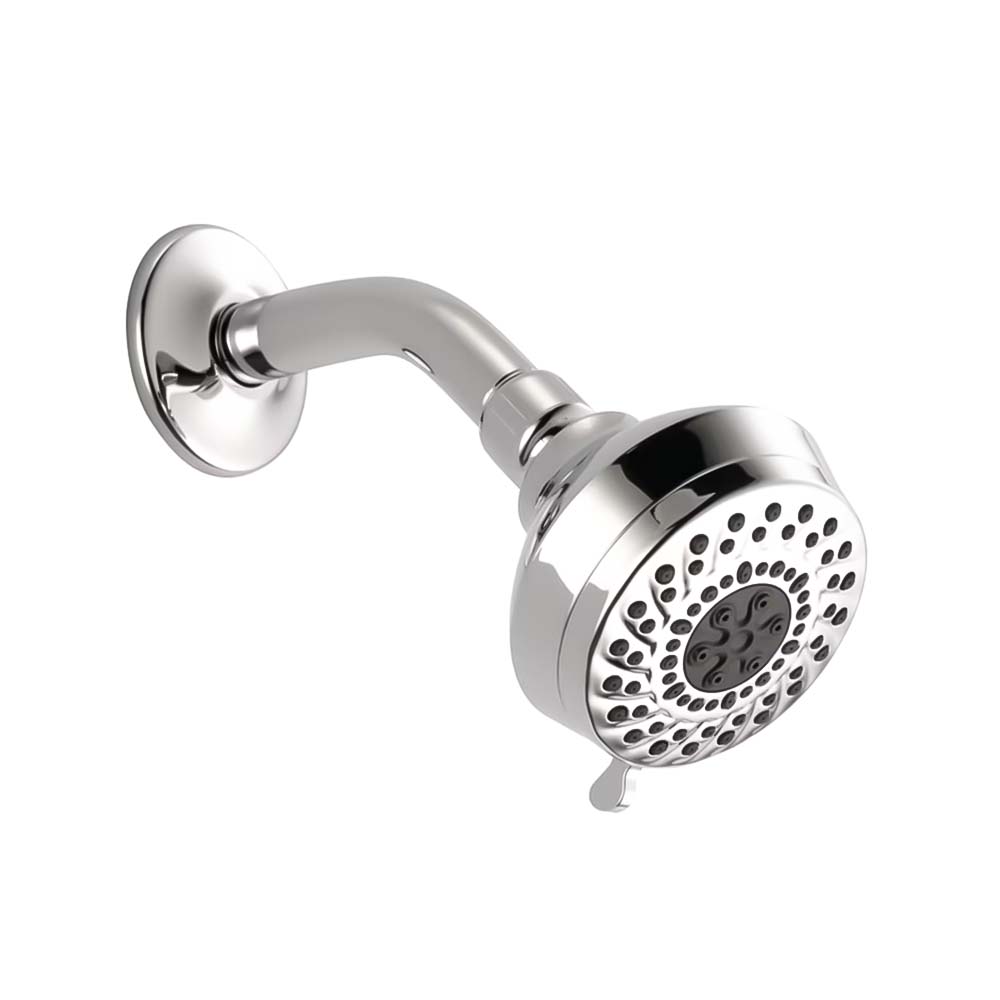 6 Pattern Multi-Function Shower Head - Chrome - W02