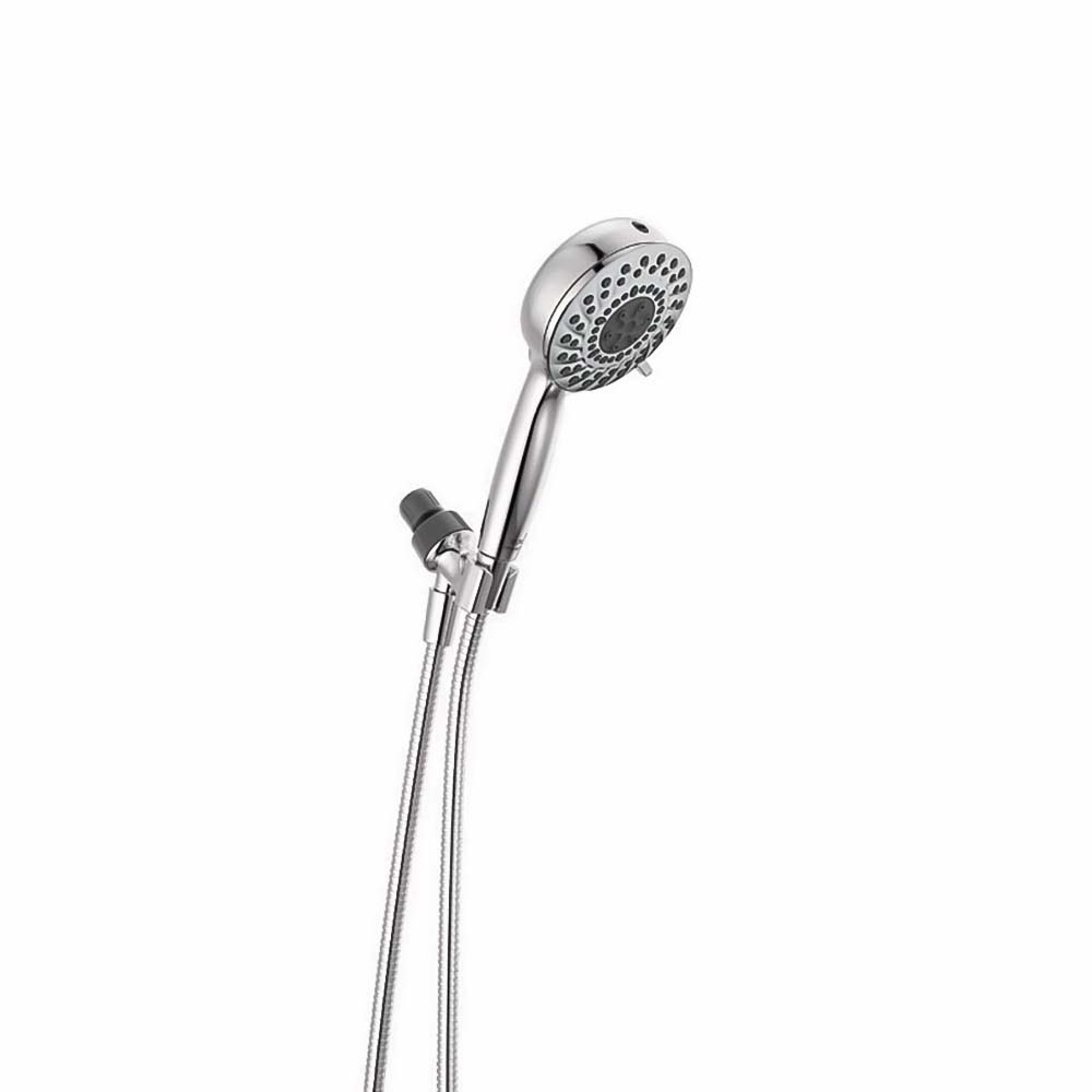 6 Pattern Multi-Function Shower Handheld Set - Chrome - W02