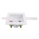 PLASTIC W/M BOX WITH VALVES - W04