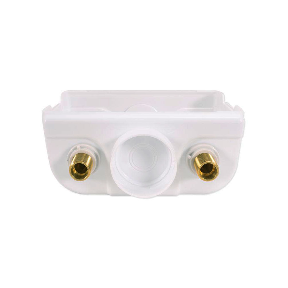 PLASTIC W/M BOX WITH VALVES - W05