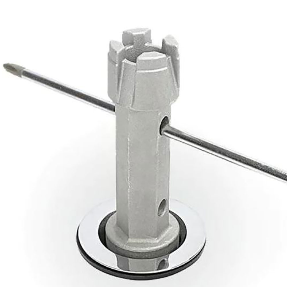 #185 Sturdy Dumbbell Wrench, Bath Tub Drain Remover Replaces Superior Tool 06020 / General Tool 185 / Pasco 4554 - W03