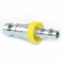 1/4" x 1/4" Auto Easy-Lock Coupler Plug w/BARB
 - 50 Pack Bulk - W02