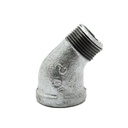 1-1/2" Galvanized Steel 45 Street Elbow - W02