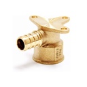 3/4" x 1/2" Drop Ear 90 Deg Elbow F1807 x FIP Lead Free - (PEX B) - W03