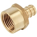 3/4" x 1/2" Brass Adapter F1960 x FPT Lead Free - (PEX A) - W03