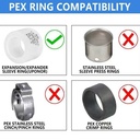 1/2" Expansion Ring F1960 - PEX A (10/PACK) - W02