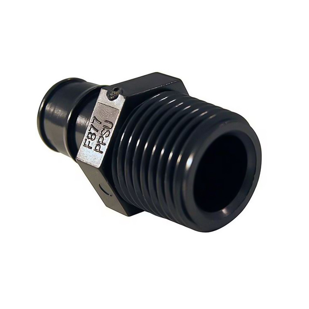 1/2" x 1/2" PPSU Adapter MPT x F1960 - (PEX A) - W02