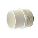 2" Male Thread x 1-1/2" Slip PVC Adapter SCH40 - W02
