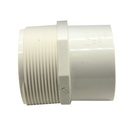 2" Male Thread x 1-1/2" Slip PVC Adapter SCH40 - W03