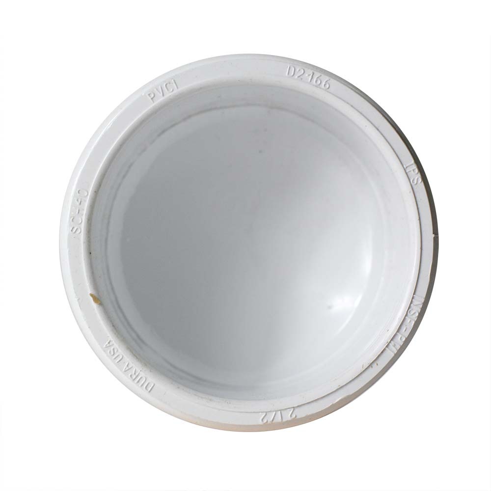 2-1/2" PVC Slip Cap SCH40 - W02