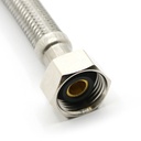 American Standard Nut x 1/2" FIP x 20” Long Stainless Steel Braided Faucet Riser - W03