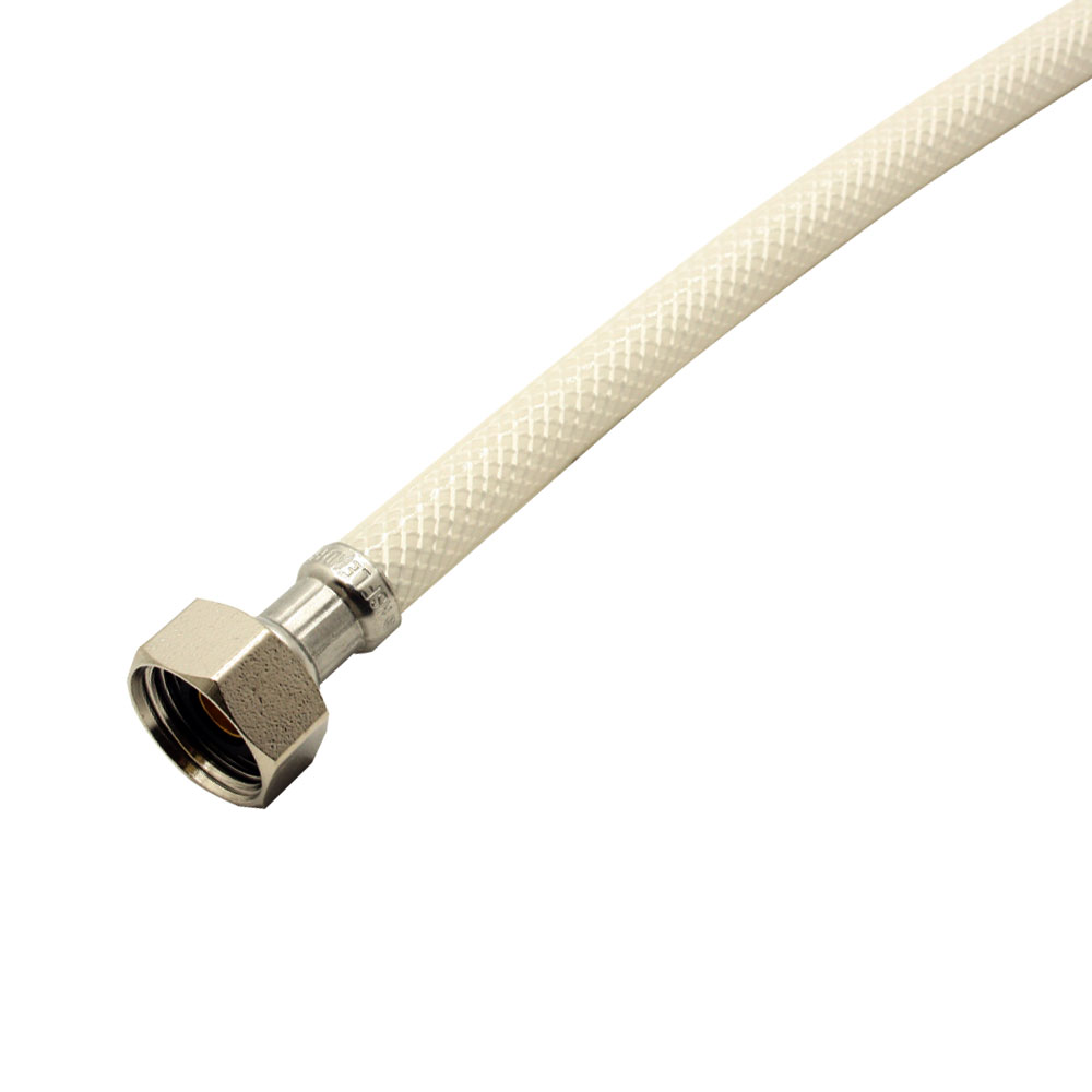 1/2" FIP x 1/2" FIP  x 12" Long Flexible Braided PVC Faucet Riser - W03