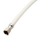 3/8" Comp x 1/2" FIP x 12" Long Flexible Braided PVC Faucet Riser - W03