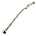 1/2" FIP x 7/8" Ballcock x 16" Long Stainless Steel Toilet Riser - W02