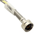 1/2" FIP x 7/8" Ballcock x 16" Long Stainless Steel Toilet Riser - W03