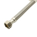 1/2" Comp x 7/8" Ballcock x 9" Long Stainless Steel Toilet Riser - W02