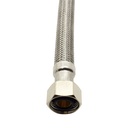 1/2" Comp x 7/8" Ballcock x 20" Long Stainless Steel Toilet Riser - W03
