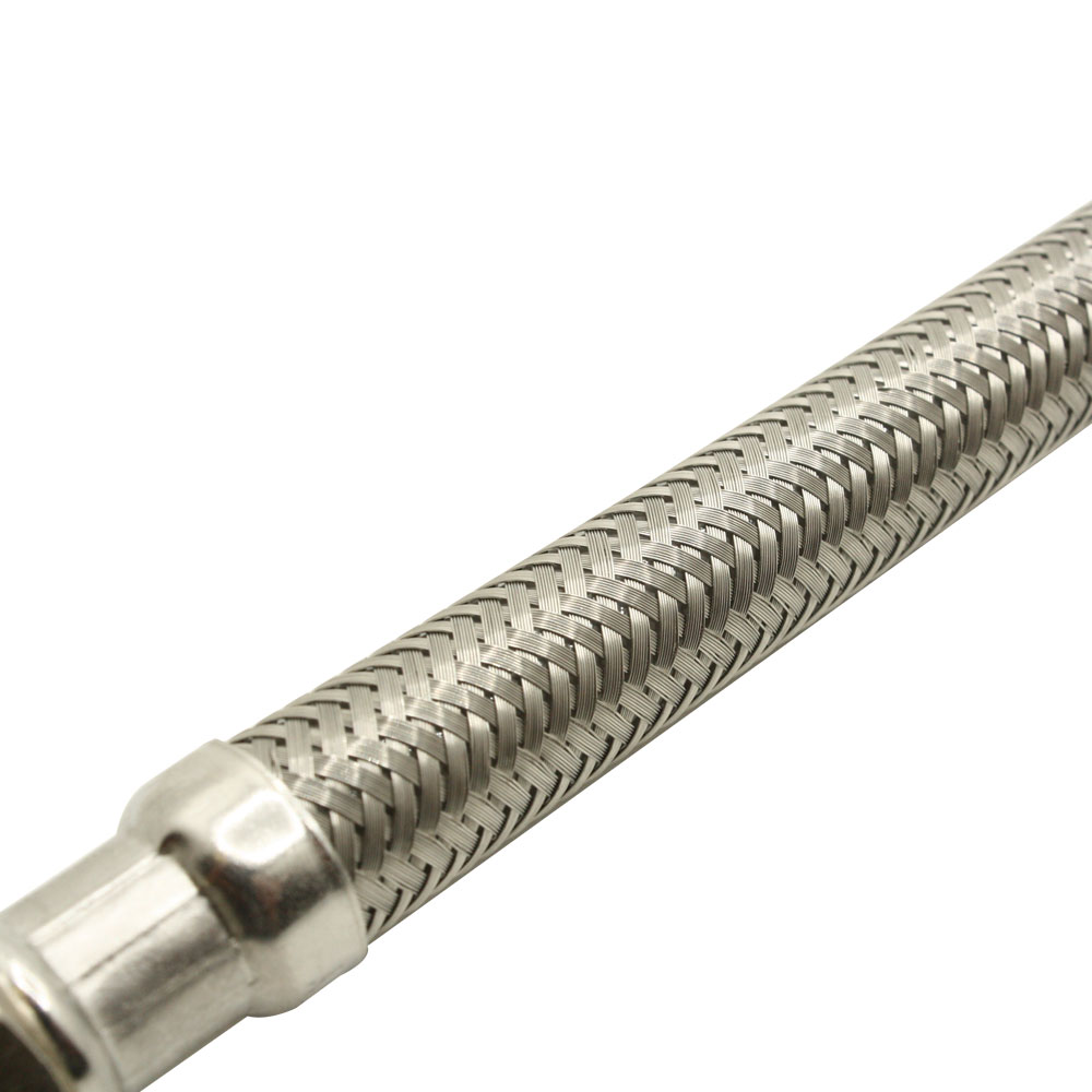 1/2" Comp x 7/8" Ballcock x 20" Long Stainless Steel Toilet Riser - W04