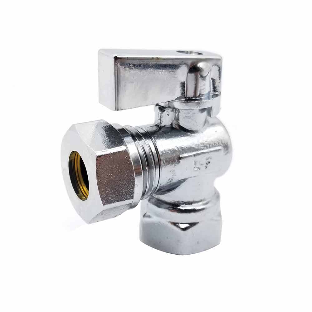 1/2" FIP x 1/2" SJ 1/4-Turn Angle Stop (BOXED) - W03