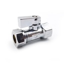 1/2" FIP x 1/2" SJ 1/4-Turn Straight Stop (BOXED) - W03