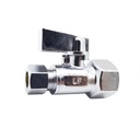 1/2" FIP x 3/8" Comp 1/4-Turn Straight Stop (BOXED) - W03