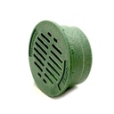 G3RFG 3" ROUND S&D GRATE GREEN - W02