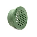 G4RFG 4" ROUND S&D GRATE GREEN - W03