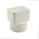 S.W. 2X3X3 DOWN SPOUT ADAPTER - W02