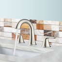 8 in. Widespread 2-Handle Bathroom Faucet – Brushed Nickel - W08
