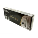Single Handle Bathroom Faucet with Deck Plate – Brilliant Chrome - W012