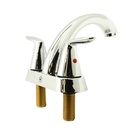 4 in. Centerset 2-Handle Bathroom Faucet – Brilliant Chrome - W06