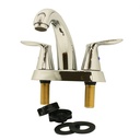 4 in. Centerset 2-Handle Bathroom Faucet – Brushed Nickel - W04
