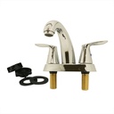 4 in. Centerset 2-Handle Bathroom Faucet – Brushed Nickel - W05