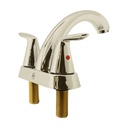 4 in. Centerset 2-Handle Bathroom Faucet – Brushed Nickel - W07