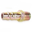1/2" x 1/2" MPT Industrial Coupler Plug
 - Single Display Pack - W02