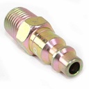 1/4" x 1/4" MPT Industrial Coupler Plug  
 - Six Display Pack - W02