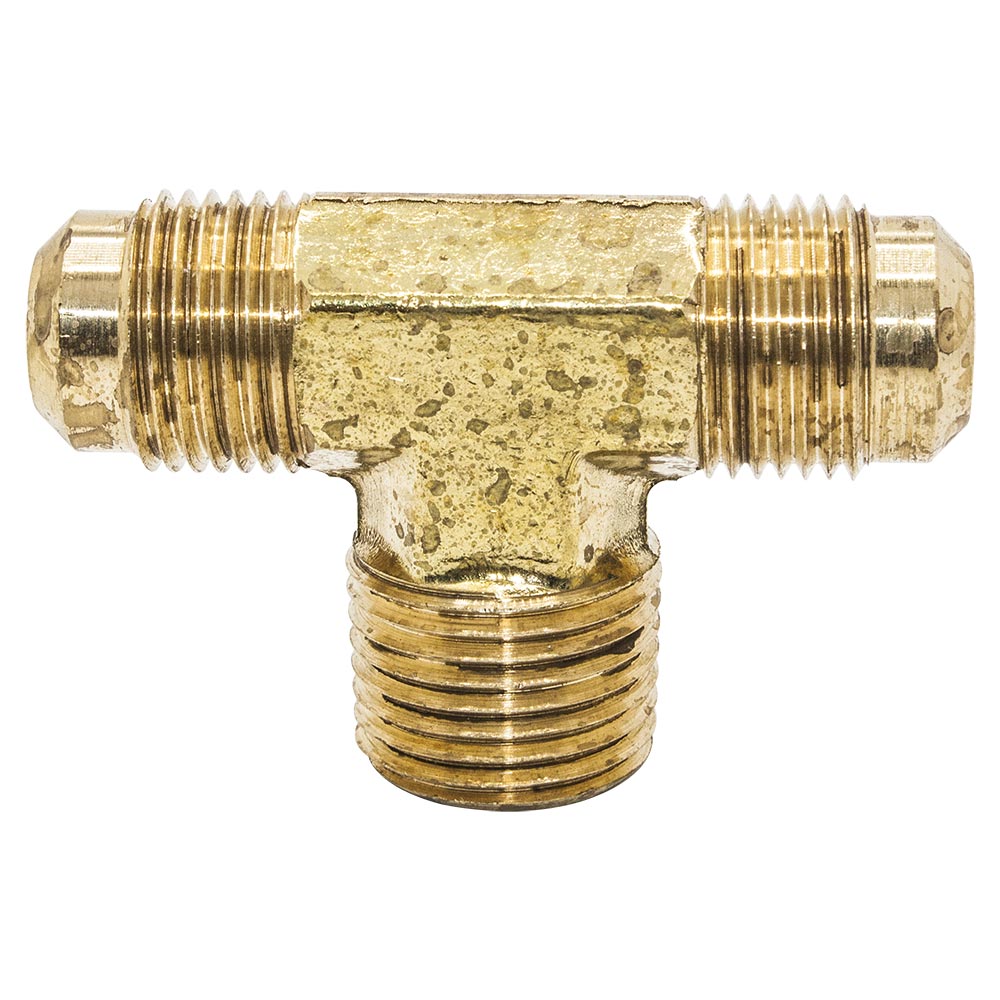 45 1/4 FLARE X 1/8 MIP TEE - W02