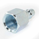 3/8" x 1/2" FPT Industrial Coupler Plug Reducer
 - Six Display Pack - W03