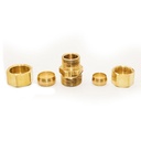 62 5/16" Lead-Free Brass Compression Union - W04