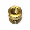 1/2" MPT x 1/4" FPT Brass Hex Bushing Reducer - Six Display Pack - W03