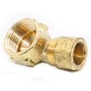70 1/4" x 1/8" Lead-Free Brass Compression FIP Elbow
 - W02