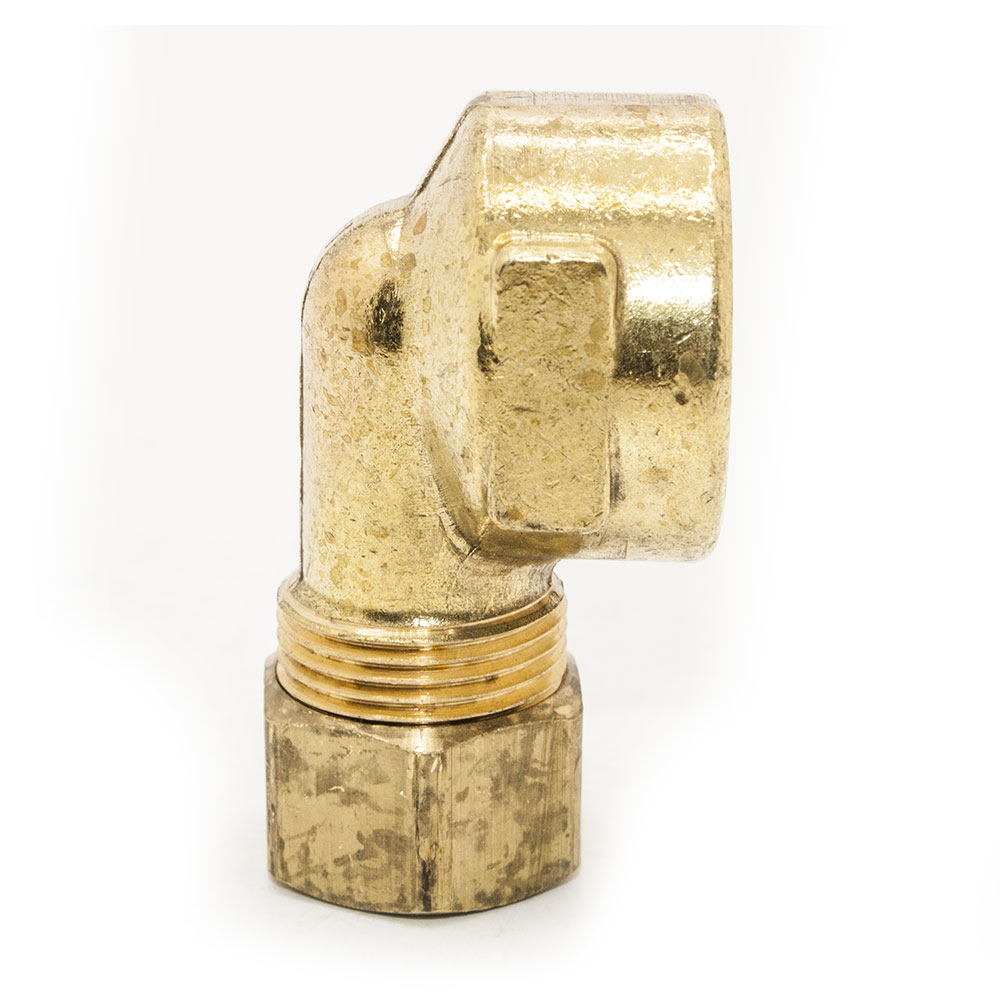 70 1/2" x 1/2" Lead-Free Brass Compression FIP Elbow
 - W03