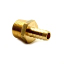 1/4" Hose Barb X 1/8" MIP  Brass Adapter - FM24 - W02