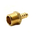 1/4" Hose Barb X 1/8" MIP  Brass Adapter - FM24 - W03