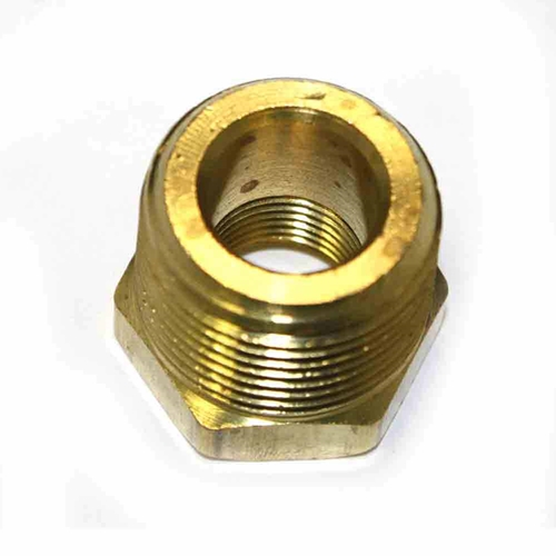 3/4" MPT x 3/8" FPT Brass Hex Bushing - Single Display Pack - W02