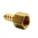 1/4" Hose Barb X 3/4" FIP  Brass Adapter - W02