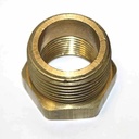 1" MPT x 3/4" FPT Brass Hex Bushing Reducer - 50 Pack Bulk - W02