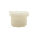 NYLON 1" THREADED PLUG - W03