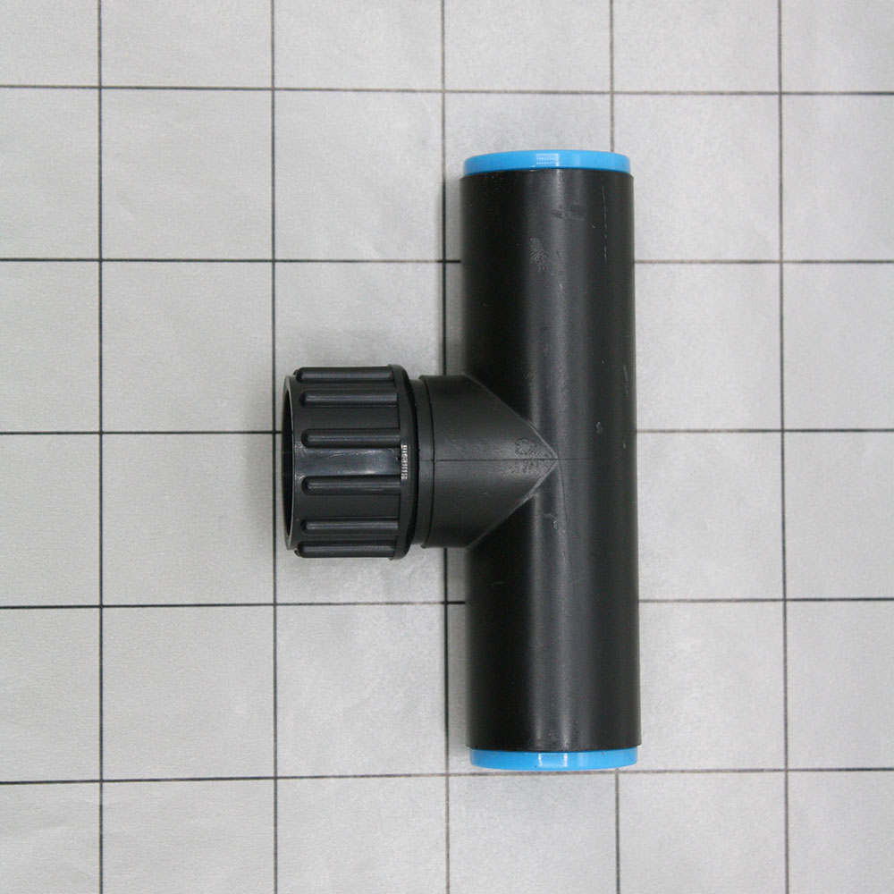 RSTW710 1/2 SWIVEL COMP TEE BL - W05